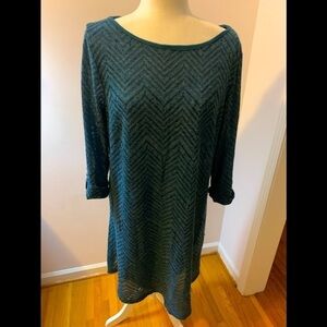 Luxology sweater lined dress, size XL